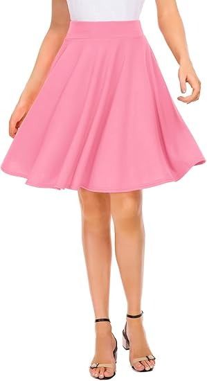 Pink Flared Skirt image 2